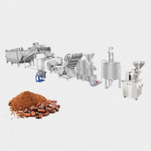 Ensemble De Machines De Transformation Du Cacao En Poudre