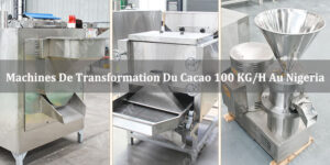 Machines De Transformation Du Cacao 100 KGH Au Nigeria