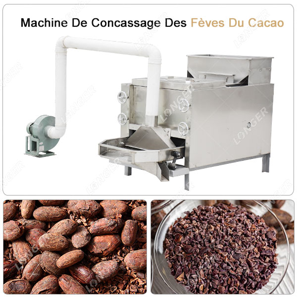 Structure De La Machine De Concassage Des Fèves De Cacao À Vendre