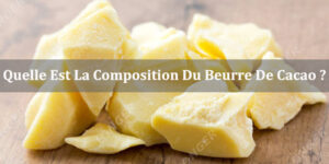 Quelle Est La Composition Du Beurre De Cacao ?