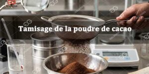 Tamisage-de-la-poudre-de-cacao